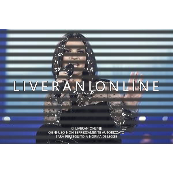 RIMINI - Laura Pausini in concerto Fatti Sentire Tour all\' RDS Stadium 17/09/2018 nella foto: Laura Pausini sul Palco photo credit: Claudio Zamagni/Agenzia Aldo Liverani s.a.s. Laura Pausini Live Perform in Rimini, ITALY - September 17: Laura Pausini Italian pop singer-songwriter perform on stage at RDS Stadium on September 2018 in Rimini, Italy