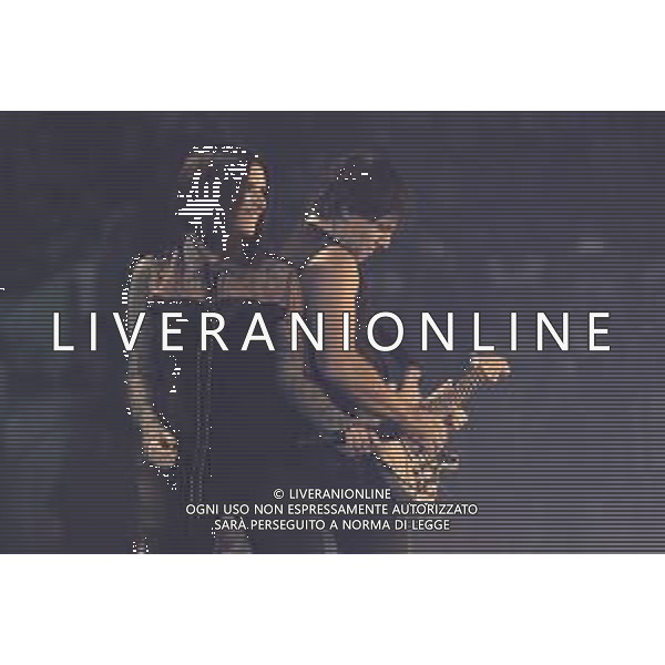 RIMINI - Laura Pausini in concerto Fatti Sentire Tour all\' RDS Stadium 17/09/2018 nella foto: Laura Pausini sul Palco photo credit: Claudio Zamagni/Agenzia Aldo Liverani s.a.s. Laura Pausini Live Perform in Rimini, ITALY - September 17: Laura Pausini Italian pop singer-songwriter perform on stage at RDS Stadium on September 2018 in Rimini, Italy