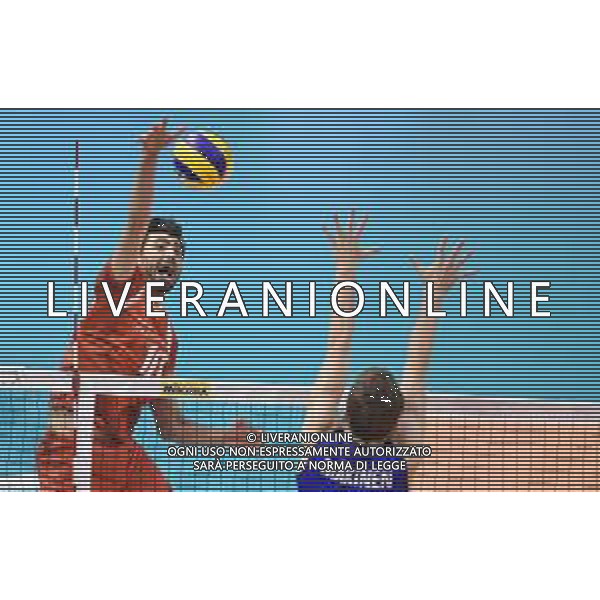 2018.09.18 Warna Siatkowka FIVB Mistrzostwa swiata w siatkowce mezczyzn 2018 Finlandia - Iran N/z Amir Ghafour Foto Lukasz Sobala / Press Focus 2018.09.18 Varna Volleyball FIVB Men\'s World Championship 2018 Finland - Iran Amir Ghafour Credit: Lukasz Sobala / Press Focus / NEWSPIX.PL --- Newspix.pl *** Local Caption *** www.newspix.pl mail us: info@newspix.pl call us: 0048 022 23 22 222 --- Polish Picture Agency by Ringier Axel Springer Poland / AGENZIA ALDO LIVERANI SAS - ITALY ONLY EDITORIAL USE ONLY - Finlandia - Iran Volleyball FIVB Men\'s World Championship 2018 - Varna 2018.09.18