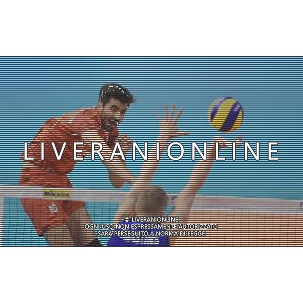 2018.09.18 Warna Siatkowka FIVB Mistrzostwa swiata w siatkowce mezczyzn 2018 Finlandia - Iran N/z Amir Ghafour Foto Lukasz Sobala / Press Focus 2018.09.18 Varna Volleyball FIVB Men\'s World Championship 2018 Finland - Iran Amir Ghafour Credit: Lukasz Sobala / Press Focus / NEWSPIX.PL --- Newspix.pl *** Local Caption *** www.newspix.pl mail us: info@newspix.pl call us: 0048 022 23 22 222 --- Polish Picture Agency by Ringier Axel Springer Poland / AGENZIA ALDO LIVERANI SAS - ITALY ONLY EDITORIAL USE ONLY - Finlandia - Iran Volleyball FIVB Men\'s World Championship 2018 - Varna 2018.09.18