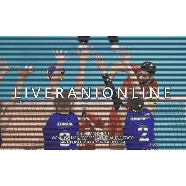 2018.09.18 Warna Siatkowka FIVB Mistrzostwa swiata w siatkowce mezczyzn 2018 Finlandia - Iran N/z Mohammadjavad Manavinezhad Foto Lukasz Sobala / Press Focus 2018.09.18 Varna Volleyball FIVB Men\'s World Championship 2018 Finland - Iran Mohammadjavad Manavinezhad Credit: Lukasz Sobala / Press Focus / NEWSPIX.PL --- Newspix.pl *** Local Caption *** www.newspix.pl mail us: info@newspix.pl call us: 0048 022 23 22 222 --- Polish Picture Agency by Ringier Axel Springer Poland / AGENZIA ALDO LIVERANI SAS - ITALY ONLY EDITORIAL USE ONLY - Finlandia - Iran Volleyball FIVB Men\'s World Championship 2018 - Varna 2018.09.18