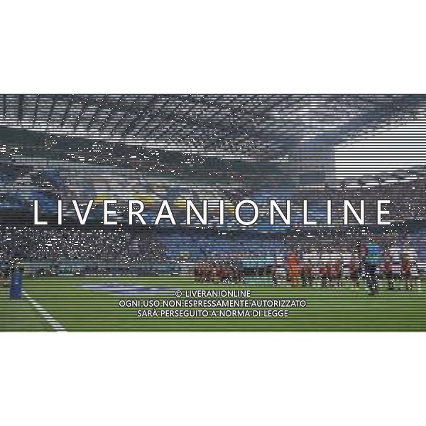 UEFA Champions League 2018/2019 Group Stage B Milano - 18.09.2018 Inter-Tottenham Nella Foto: striscione coreografia tifosi inter - squadre schierate nel prepartita /Ph.Vitez-Ag. Aldo Liverani