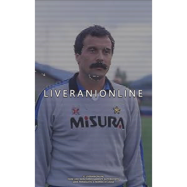 RETROSPETTIVA ANGELO RECCHI CALCIATORE NELLA FOTO ANGELO RECCHI CON LA MAGLIA DELL\'INTER AG ALDO LIVERANI SAS