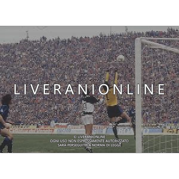 RETROSPETTIVA ANGELO RECCHI CALCIATORE NELLA FOTO ANGELO RECCHI CON LA MAGLIA DELL\'INTER AG ALDO LIVERANI SAS