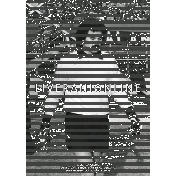 RETROSPETTIVA ANGELO RECCHI CALCIATORE NELLA FOTO ANGELO RECCHI CON LA MAGLIA DEL CESENA AG ALDO LIVERANI SAS
