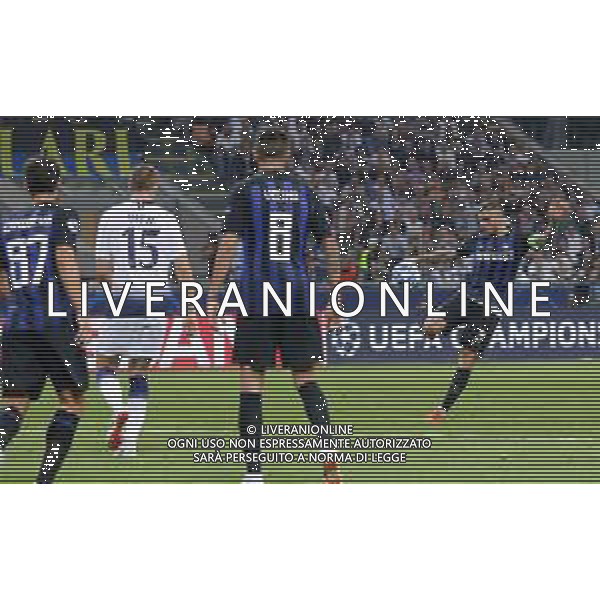 UEFA Champions League 2018/2019 Group Stage B Milano - 18.09.2018 Inter-Tottenham Nella Foto: il gol di mauro icardi /Ph.Vitez-Ag. Aldo Liverani