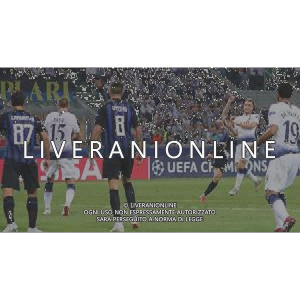 UEFA Champions League 2018/2019 Group Stage B Milano - 18.09.2018 Inter-Tottenham Nella Foto: il gol di mauro icardi /Ph.Vitez-Ag. Aldo Liverani