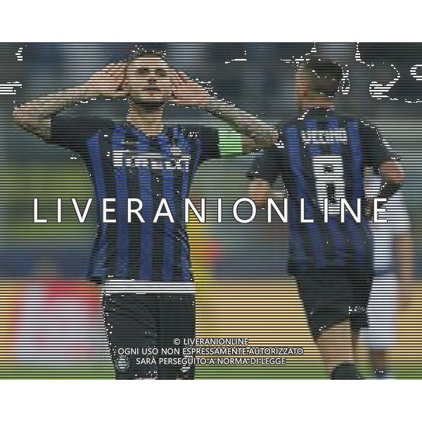 UEFA Champions League 2018/2019 Group Stage B Milano - 18.09.2018 Inter-Tottenham Nella Foto: esultanza di mauro icardi /Ph.Vitez-Ag. Aldo Liverani