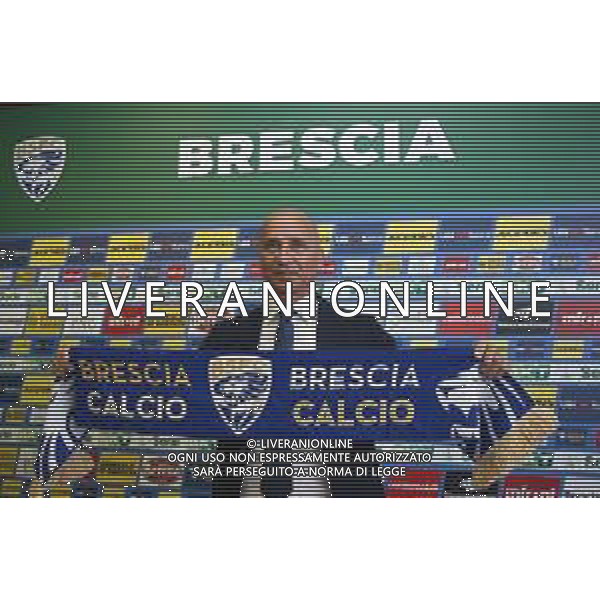 Eugenio Corini nuovo mister brescia calcio.Brescia 19 settembre 2018. AG ALDO LIVERANI SAS