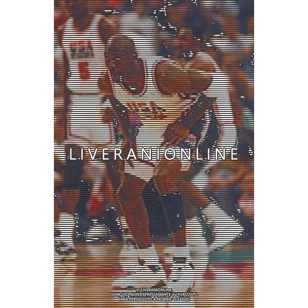 Barcellona 1992 - dream Team USA - Michael Jordan FABIO RAMANI-AG ALDO LIVERANI SAS