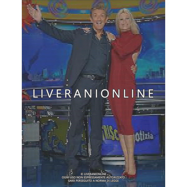 Presentazione della 31ma edizione di "Striscia la notizia" Milano - 20.09.2018 Nella Foto: Ezio Greggio, Michelle Hunziker /Ph.Vitez-Ag. Aldo Liverani