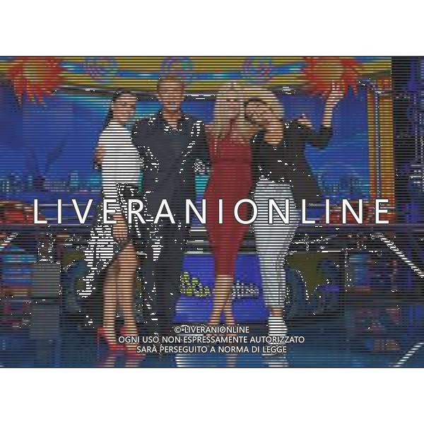 Presentazione della 31ma edizione di "Striscia la notizia" Milano - 20.09.2018 Nella Foto: Ezio Greggio, Michelle Hunziker, Shaila Gatta, Mikaela Neaze Silva /Ph.Vitez-Ag. Aldo Liverani