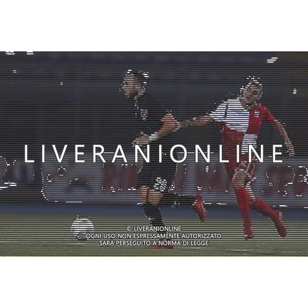 Rimini F.C. - U.S.Triestina Campionato di calcio Lega Pro girone B 22/09/2018 nella foto: Beccaro Marco Arlotti Scott ©Claudio Zamagni/Agenzia Aldo Liverani / AGENZIA ALDO LIVERANI SAS