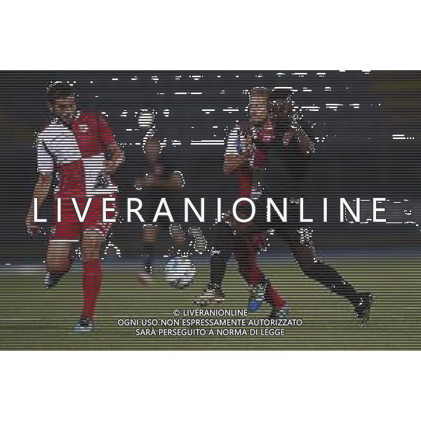 Rimini F.C. - U.S.Triestina Campionato di calcio Lega Pro girone B 22/09/2018 nella foto: mensah davis Venturini Andrea ©Claudio Zamagni/Agenzia Aldo Liverani / AGENZIA ALDO LIVERANI SAS