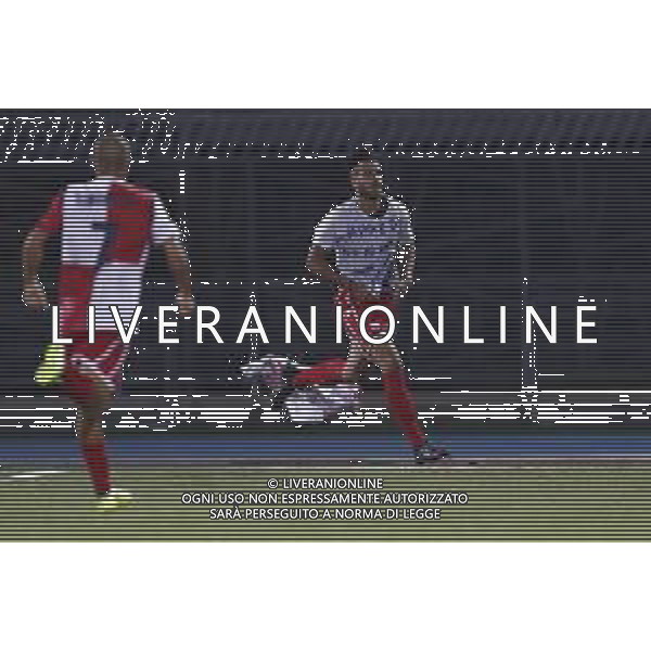 Rimini F.C. - U.S.Triestina Campionato di calcio Lega Pro girone B 22/09/2018 nella foto: Esultanza dopo il gol di Volpe Michele ©Claudio Zamagni/Agenzia Aldo Liverani / AGENZIA ALDO LIVERANI SAS