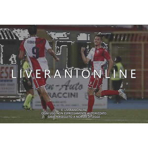 Rimini F.C. - U.S.Triestina Campionato di calcio Lega Pro girone B 22/09/2018 nella foto: Esultanza dopo il gol di Variola Guido ©Claudio Zamagni/Agenzia Aldo Liverani / AGENZIA ALDO LIVERANI SAS