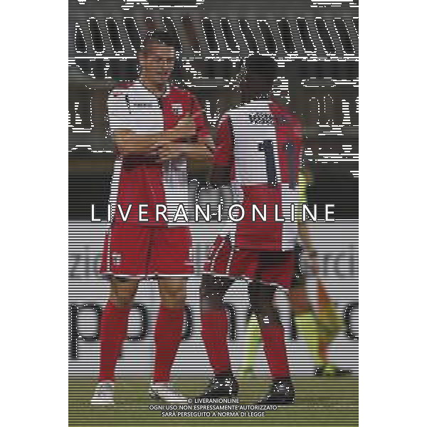Rimini F.C. - U.S.Triestina Campionato di calcio Lega Pro girone B 22/09/2018 nella foto: Esultanza dopo il gol di Variola Guido con Guiebre Abdoul Razack ©Claudio Zamagni/Agenzia Aldo Liverani / AGENZIA ALDO LIVERANI SAS