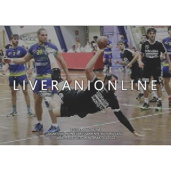 IMOLA 22 09 2018 SERIE A2 PALLAMANO ROMAGNA HANDBALL-PARMA NELLA FOTO OMAR BOUKHRIS IMOLA FOTO GIANNI SANNA-AG ALDOL IVERANI SAS
