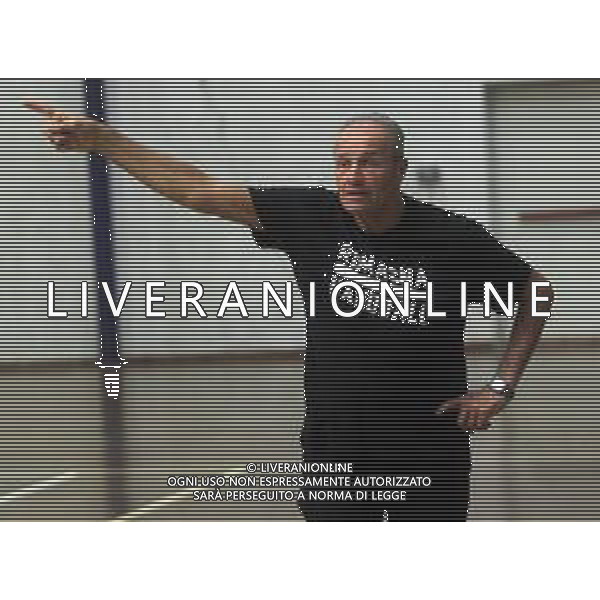 IMOLA 22 09 2018 SERIE A2 PALLAMANO ROMAGNA HANDBALL-PARMA NELLA FOTO DOMENICO TASSIANRI ALLENATORE FOTO GIANNI SANNA-AG ALDOL IVERANI SAS