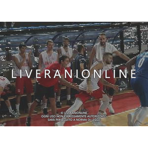 IMOLA 23 09 2018 LE NATURELLE IMOLA BASKET-VERONA AMICHEVOLE NELLA FOTO ESULTANZA DOPO CANESTRO DI MAGRINI MATTIA ©SANNA / AGENZIA ALDO LIVERANI SAS