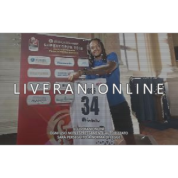 Conferenza Stampa di Presentazione della Zurich Connect Supercoppa Basket 2018 - Piazza della Loggia, Brescia 24.09.2018. nella foto il capitano David Moss di Germani Basket Brescia ©Simone Venezia/Fotolive/ AGENZIA ALDO LIVERANI SAS