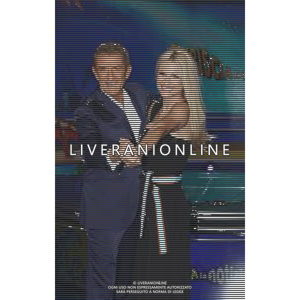 Cologno Monzese ( MI ) 24/09/2018 Mediaset - Photocall Striscia la Notizia - Prima puntata della 31∞ Edizione. Nella foto: Ezio Greggio e Michelle Hunziker PH Lauro Montagnini / AGENZIA ALDO LIVERANI SAS