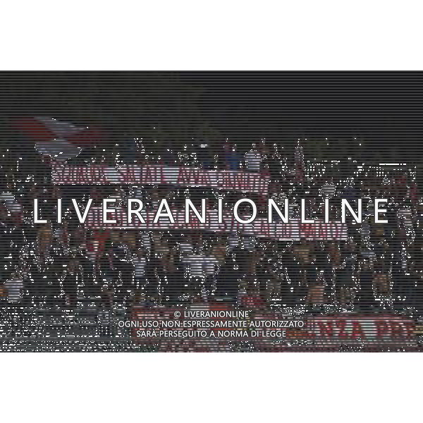 Rimini F.C. - U.S.Triestina Campionato di calcio Lega Pro girone B 22/09/2018 nella foto: protesta dei tifosi riminesi nei confronti del mondo del cacio ©Claudio Zamagni/Agenzia Aldo Liverani