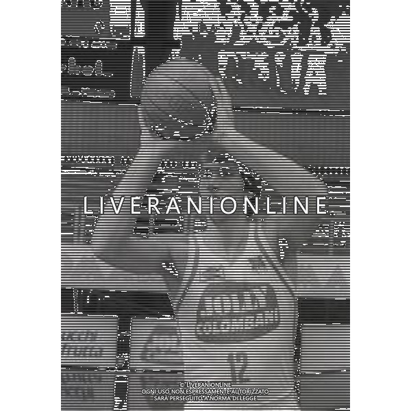 1984 RETROSPETTIVA ANTONELLO RIVA BASKET NELLA FOTO ANTONELLO RIVA AG ALDO LIVERAANI SAS