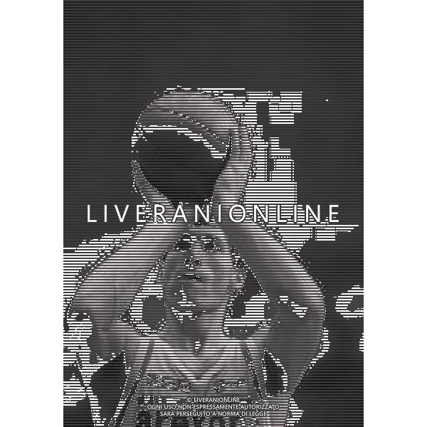 1986-87 RETROSPETTIV ANTONELLO RIVA BASKET NELLA FOTO ANTONELLO RIVA CON LA MAGLIA DELL\'AREXONS CANTU\' AG ALDO LIVERANI SAS
