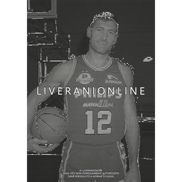 1992-1993 RETROSPETTIVA ANTONELLO RIVA BASKET NELLA FOTO ANTONELLO RIVA CON LA MAGLIA DELLA PHILIPS MILANO AG ALDO LIVERANI SAS