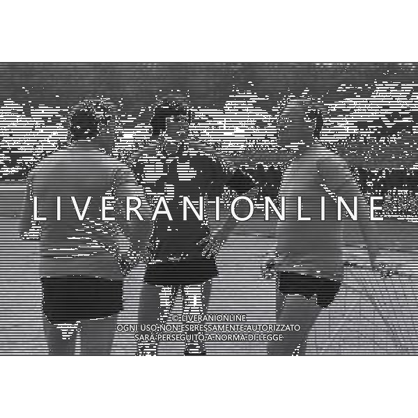 1977-1978 RETROSPETTIVA NILS LIEDHOLM ALLENATORE CALCIO NELLA FOTO NILS LIEDHOLM CON ALDO BET AG ALDO LIVERANI SAS