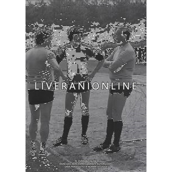 1977-1978 RETROSPETTIVA NILS LIEDHOLM ALLENATORE CALCIO NELLA FOTO NILS LIEDHOLM CON ALDO BET AG ALDO LIVERANI SAS