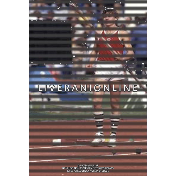 SERGEY BUBKA, astista ucraino ATLETICA - RETROSPETTIVA Nella foto nel 1983 ©ARCHIVIO / AGENZIA ALDO LIVERANI SAS