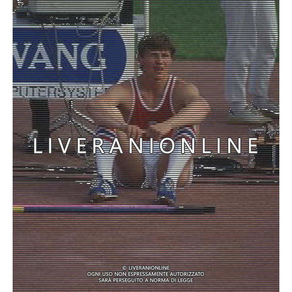 SERGEY BUBKA, astista ucraino ATLETICA - RETROSPETTIVA Nella foto nel 1985 ©ARCHIVIO / AGENZIA ALDO LIVERANI SAS