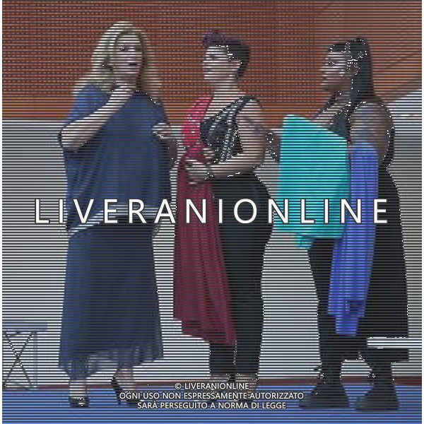 Presentazione Men in Italy The Musical Fashion Show Milano - 27.09.2018 Nella Foto: Iva Zanicchi , Jonathan Kashanian, Beatrice Baldaccini /Ph.Vitez-Ag. Aldo Liverani