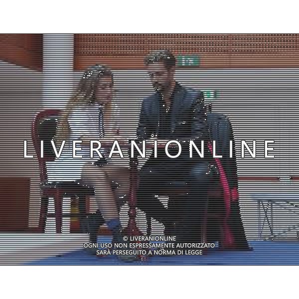 Presentazione Men in Italy The Musical Fashion Show Milano - 27.09.2018 Nella Foto: Alex Belli-Beatrice Baldaccini /Ph.Vitez-Ag. Aldo Liverani