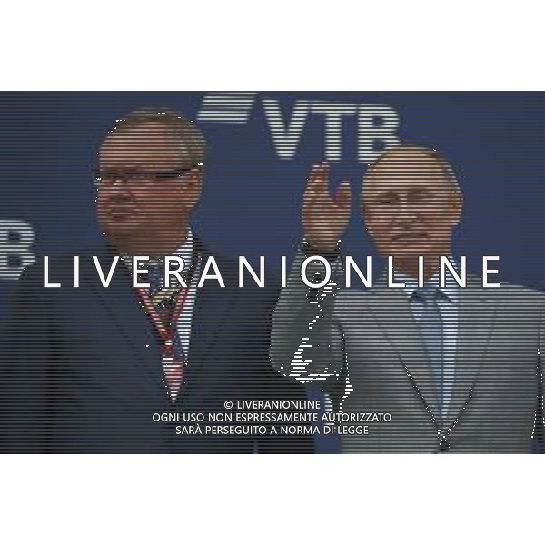 Vladimir Putin (RUS) Russian Federation President. 30.09.2018. Formula 1 World Championship, Rd 16, Russian Grand Prix, Sochi Autodrom, Sochi, Russia, Race Day. / AGENZIA ALDO LIVERANI SAS - ITALY ONLY EDITORIAL USE ONLY