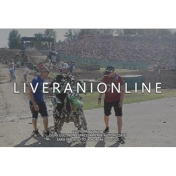 IMOLA 30 09 2018 MOTOCROSS GARA 1 MXGP VINTA DA JEFFREY HERLINGS NELLA FOTO ALESSANDRO LUPINO SI RITIRA DALLA GARA FOTO GIANNI SANNA-AG ALDO LIVERANI SAS