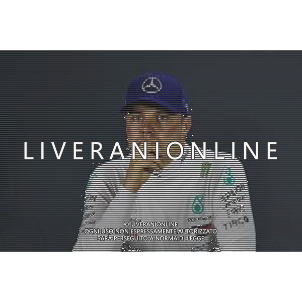 Valtteri Bottas (FIN) Mercedes AMG F1 in the post race FIA Press Conference. 30.09.2018. Formula 1 World Championship, Rd 16, Russian Grand Prix, Sochi Autodrom, Sochi, Russia, Race Day. AG ALDO LIVERANI SAS-ONLY ITALY