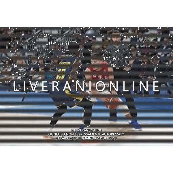 Nemanja Nedovic ,A|X Armani Exchange Milano - Fiat Torino finale di Supercoppa Italiana, Brescia 30 settembre 2018. Ph Fotolive Simone Venezia / AGENZIA ALDO LIVERANI SAS - Olimpia Milano - Fiat Torino Finale di Supercoppa Italiana di basket 2018 al PalaLeonessa di Brescia 30.09.2018