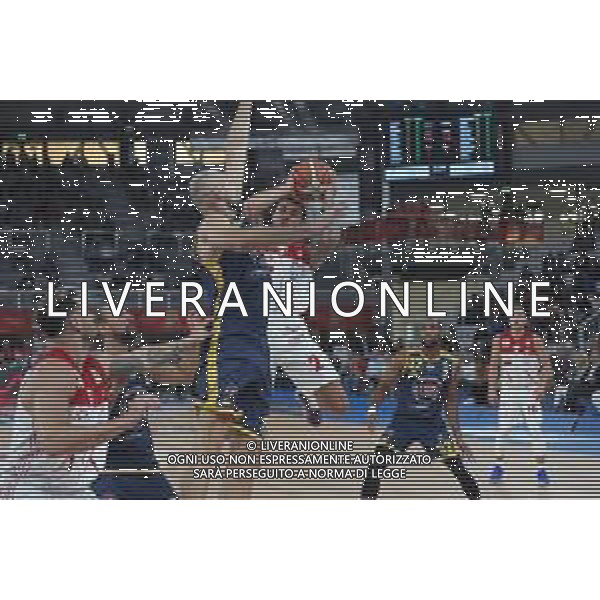 Mike James ,A|X Armani Exchange Milano - Fiat Torino finale di Supercoppa Italiana, Brescia 30 settembre 2018. Ph Fotolive Simone Venezia / AGENZIA ALDO LIVERANI SAS - Olimpia Milano - Fiat Torino Finale di Supercoppa Italiana di basket 2018 al PalaLeonessa di Brescia 30.09.2018