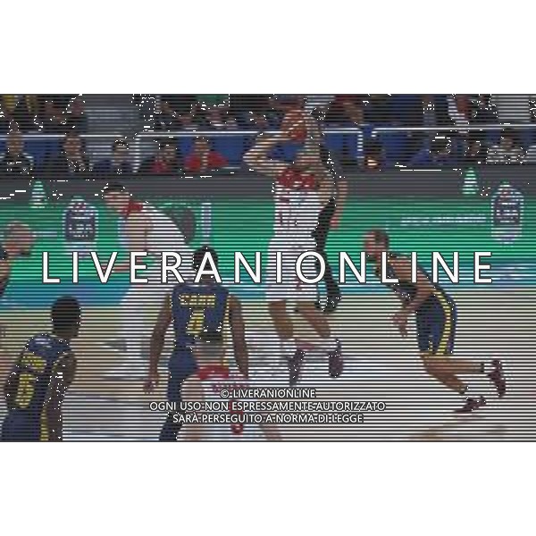 Mike James ,A|X Armani Exchange Milano - Fiat Torino finale di Supercoppa Italiana, Brescia 30 settembre 2018. Ph Fotolive Simone Venezia / AGENZIA ALDO LIVERANI SAS - Olimpia Milano - Fiat Torino Finale di Supercoppa Italiana di basket 2018 al PalaLeonessa di Brescia 30.09.2018