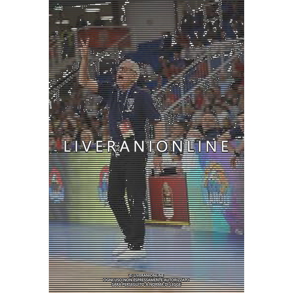 Larry Brown allenatore del torino , Torino vs Trento basket supercoppa, Brescia 29 Settembre 2018. Ph Fotolive Filippo Venezia / AGENZIA ALDO LIVERANI SAS - Fiat Auxillium Torino - Dolomiti Energia Aquila Trento Semifinale di Supercoppa Italiana di basket 2018 al PalaLeonessa di Brescia 29.09.2018