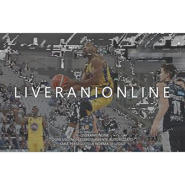 Tekele Cotton , Torino vs Trento basket supercoppa, Brescia 29 Settembre 2018. Ph Fotolive Filippo Venezia / AGENZIA ALDO LIVERANI SAS - Fiat Auxillium Torino - Dolomiti Energia Aquila Trento Semifinale di Supercoppa Italiana di basket 2018 al PalaLeonessa di Brescia 29.09.2018
