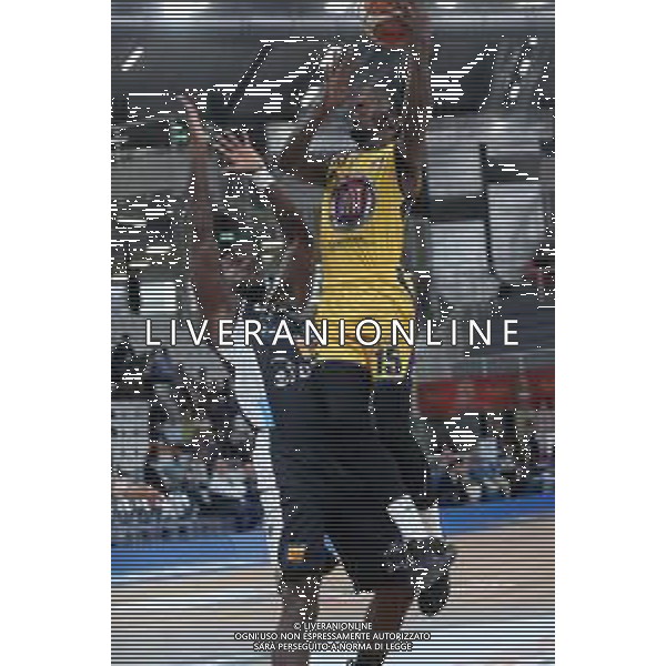 Taylor Tyshawn , Torino vs Trento basket supercoppa, Brescia 29 Settembre 2018. Ph Fotolive Filippo Venezia / AGENZIA ALDO LIVERANI SAS - Fiat Auxillium Torino - Dolomiti Energia Aquila Trento Semifinale di Supercoppa Italiana di basket 2018 al PalaLeonessa di Brescia 29.09.2018
