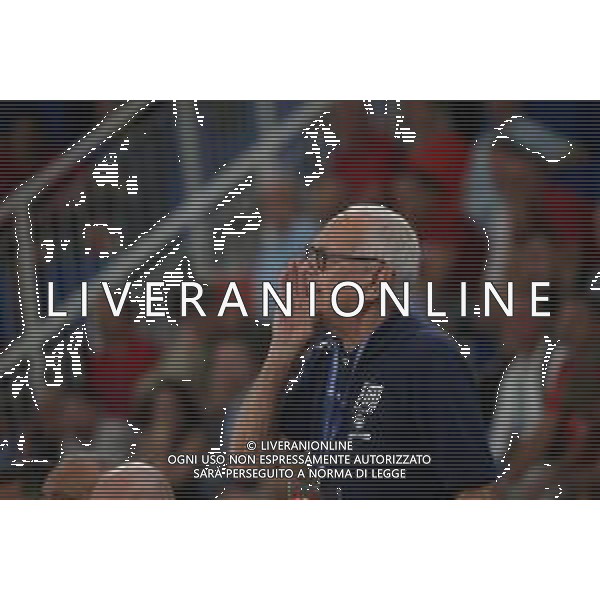 Larry Brown allenatore del torino , Torino vs Trento basket supercoppa, Brescia 29 Settembre 2018. Ph Fotolive Filippo Venezia / AGENZIA ALDO LIVERANI SAS - Fiat Auxillium Torino - Dolomiti Energia Aquila Trento Semifinale di Supercoppa Italiana di basket 2018 al PalaLeonessa di Brescia 29.09.2018