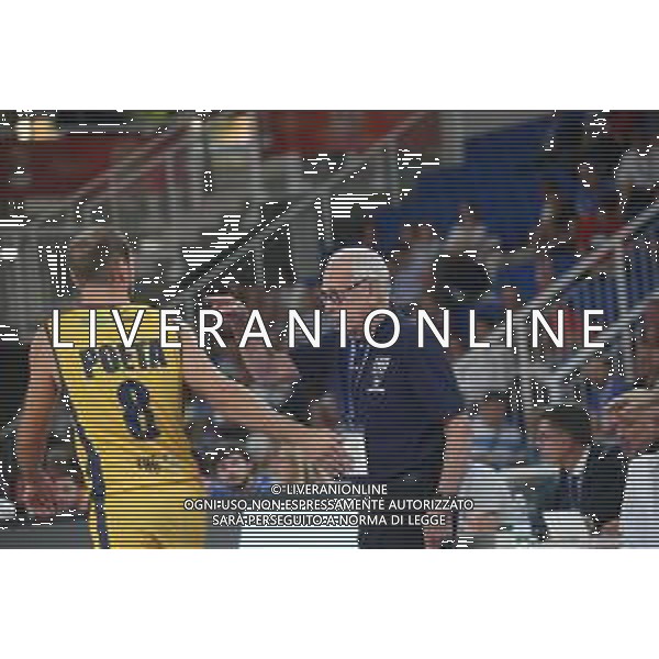Larry Brown allenatore del torino , Torino vs Trento basket supercoppa, Brescia 29 Settembre 2018. Ph Fotolive Filippo Venezia / AGENZIA ALDO LIVERANI SAS - Fiat Auxillium Torino - Dolomiti Energia Aquila Trento Semifinale di Supercoppa Italiana di basket 2018 al PalaLeonessa di Brescia 29.09.2018