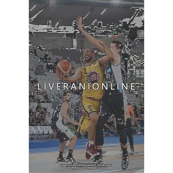 Giuseppe Poeta , Torino vs Trento basket supercoppa, Brescia 29 Settembre 2018. Ph Fotolive Filippo Venezia / AGENZIA ALDO LIVERANI SAS - Fiat Auxillium Torino - Dolomiti Energia Aquila Trento Semifinale di Supercoppa Italiana di basket 2018 al PalaLeonessa di Brescia 29.09.2018