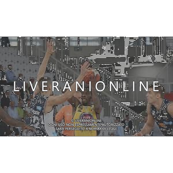 Tyshawn Taylor , Torino vs Trento basket supercoppa, Brescia 29 Settembre 2018. Ph Fotolive Filippo Venezia / AGENZIA ALDO LIVERANI SAS - Fiat Auxillium Torino - Dolomiti Energia Aquila Trento Semifinale di Supercoppa Italiana di basket 2018 al PalaLeonessa di Brescia 29.09.2018