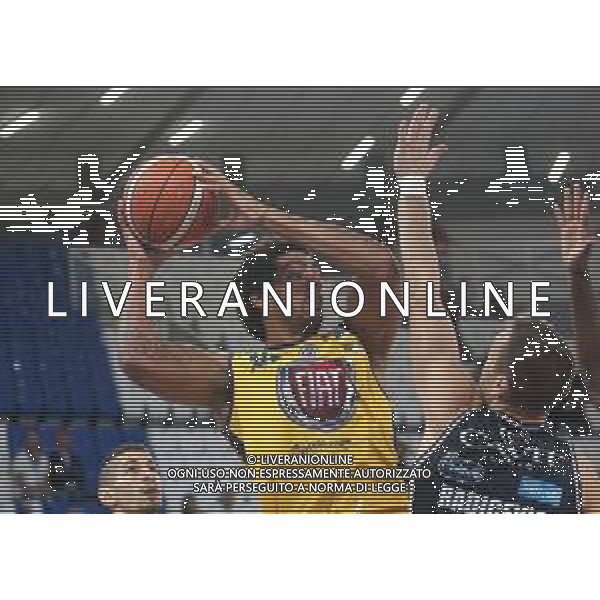 James Michael Ray McAdoo , Torino vs Trento basket supercoppa, Brescia 29 Settembre 2018. Ph Fotolive Filippo Venezia / AGENZIA ALDO LIVERANI SAS - Fiat Auxillium Torino - Dolomiti Energia Aquila Trento Semifinale di Supercoppa Italiana di basket 2018 al PalaLeonessa di Brescia 29.09.2018